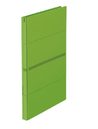 日本PLUS普乐士A4如意伸缩夹纸板报告夹 可调背宽 环保纸质文件夹 FL-021SS 绿色 单个