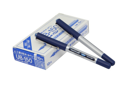 三菱（Uni） UB-150 （可透视）中性笔 签字笔 （0.5mm） （10支装）蓝色_http://www.chuangxinoa.com/img/sp/images/201806131209141605000.png