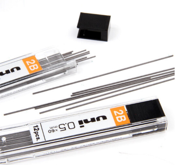 三菱（Uni）铅芯 1405 铅笔芯 自动铅笔芯 活动铅笔芯 0.5mm2B（12管装）_http://www.chuangxinoa.com/img/sp/images/201806131249517386252.png