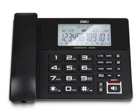 得力（deli）799 大屏幕录音留言座机 白色背光温度显示电话机 万年历显示固定电话 附赠4G内存卡_http://www.chuangxinoa.com/img/sp/images/201806141334511136251.png