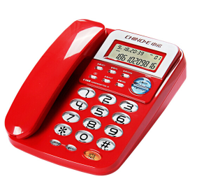 中诺（CHINO-E） C168 免电池/一键重拨/R键功能电话机座机办公/家用座机电话/固定电话座机 红色_http://www.chuangxinoa.com/img/sp/images/201806151320301605002.png