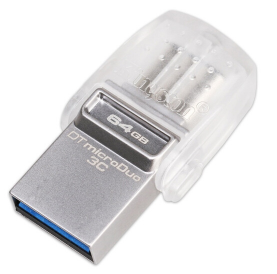 金士顿（Kingston）DTDUO3C 64GB U盘 USB3.1 和 Type-C 双接口 半透明车载U盘_http://www.chuangxinoa.com/img/sp/images/201806241023266458181.png