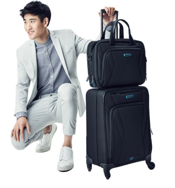 新秀丽（Samsonite）Neo Lounge 商务出行拉杆箱 登机箱 旅行箱 万向飞机轮英伦风范软箱 20英寸 黑色_http://www.chuangxinoa.com/img/sp/images/201806260919531561252.png