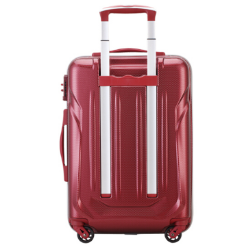 新秀丽（Samsonite）PLANO时尚典雅防刮女士万向轮拉杆箱61Q*60002酒红色25英寸
