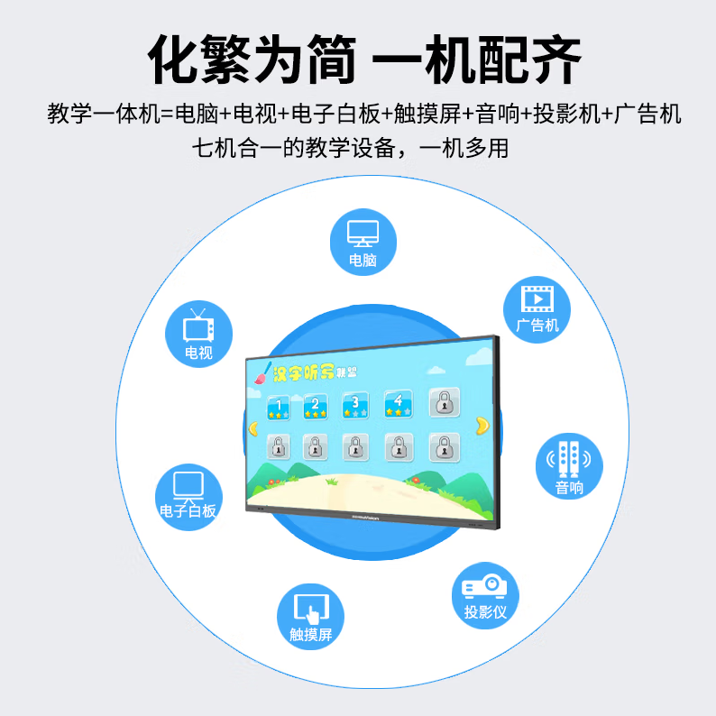 鸿合(HiteVision)教学一体机65英寸智能会议平板大屏电子白板 4K培训智慧教室触控显示器 HD-651S_http://www.chuangxinoa.com/newimg/C202210/1665452932669.png