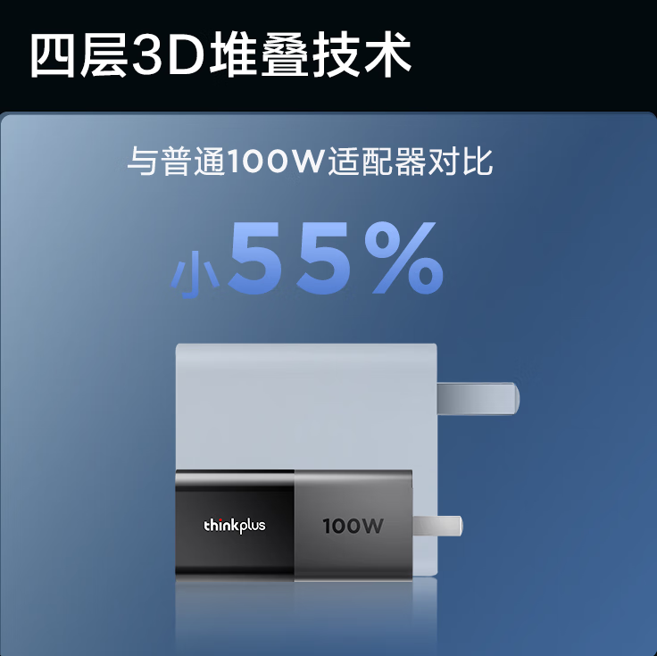 ThinkPad联想thinkplus100W氮化家适配器_http://www.chuangxinoa.com/newimg/C202306/1686713218933.png