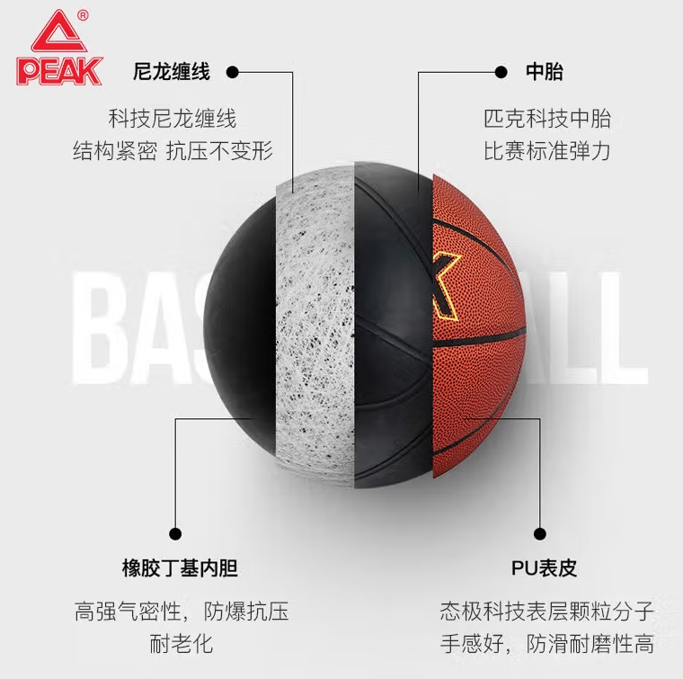 匹克（PEAK）匹克篮球7号PU新款室内外耐磨水泥地学生比赛训练球成人软皮 7号棕色_http://www.chuangxinoa.com/newimg/C202412/1733470667058.png