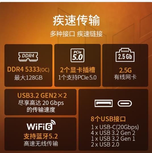 华硕TUF GAMING B760M-PLUS WIFI D4 重炮手主板 CPU 14600KF/14700KF（Intel B760/LGA 1700）_http://www.chuangxinoa.com/newimg/C202603/1773994174488.jpg