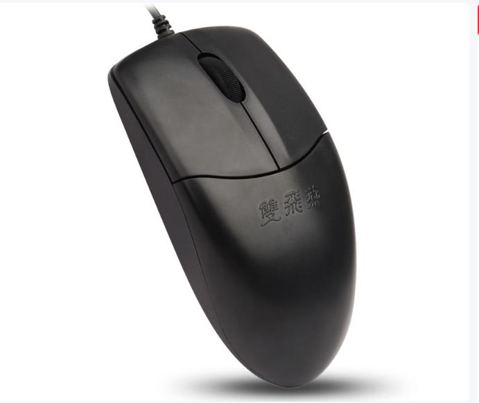 双飞燕（A4TECH）OP-520NP 大手 对称 有线鼠标 办公鼠标电脑鼠标鼠标ps2接口圆头鼠标圆孔接口 PS2圆口 黑色 有线_http://www.chuangxinoa.com/newimg/C202605/1779241837773.jpg