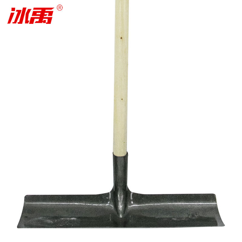 冰禹 BYJZ-1054 锰钢刮板耙子 刮粪耙 农用刮耙粮食板耙 加厚刮板1.2米耙子(含柄) 50cm中号刮板